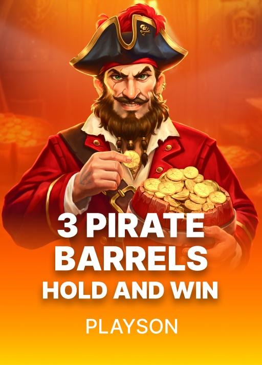 3 Pirate Barrels: Hold and Win